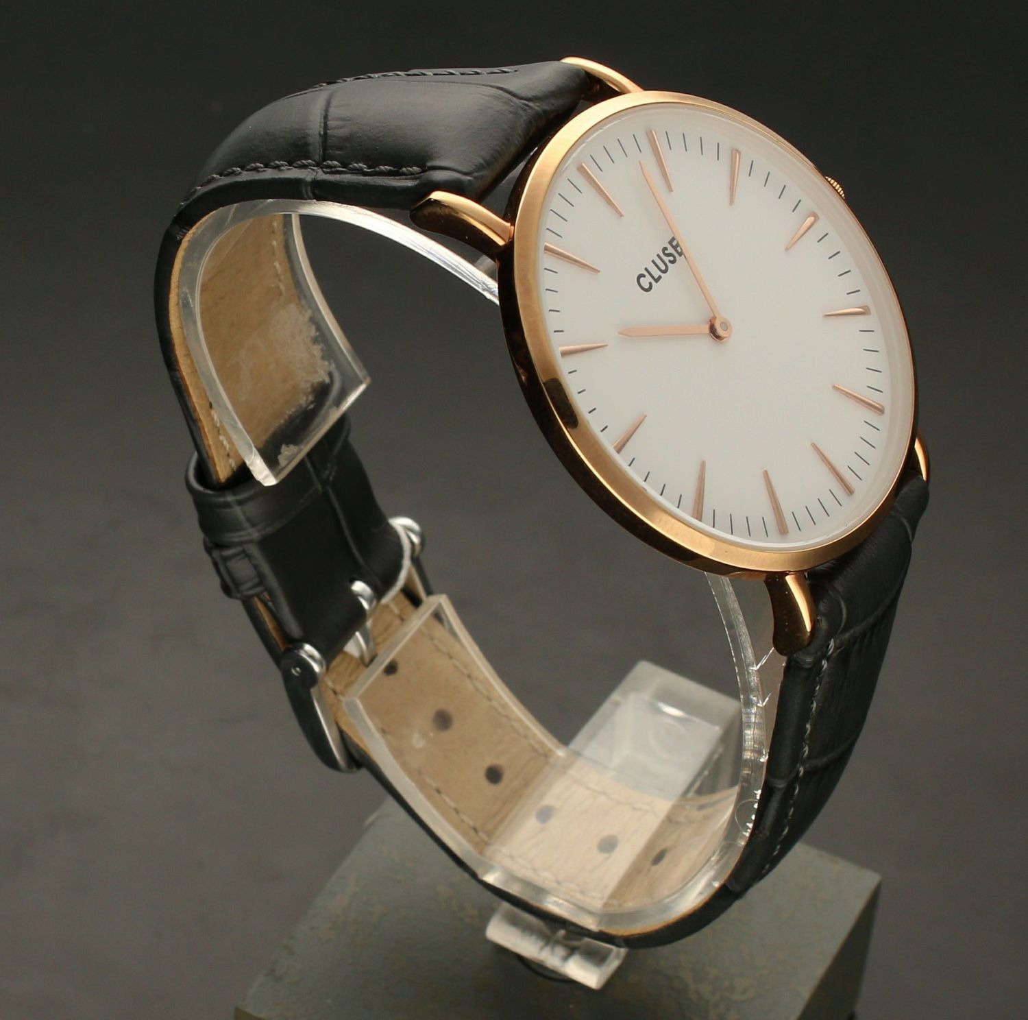 Pasek Skórzany do Zegarka Szary Duke 18mm HIRSCH 01028030-2-18 L.jpg